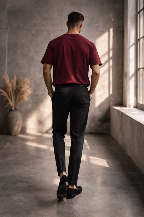 Dare to Talk Original T-shirt - Burgundy