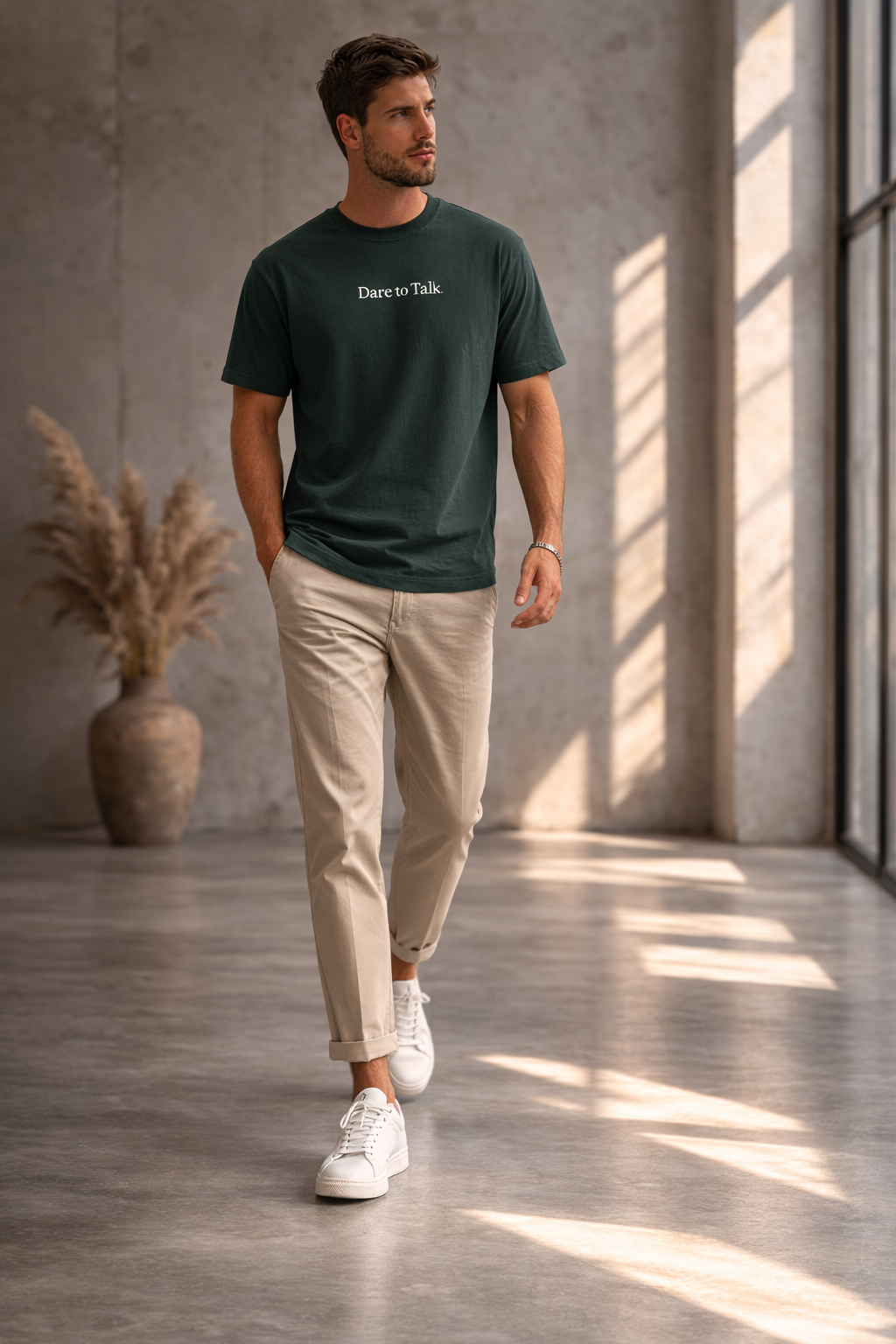 Dare to Talk Original T-shirt - Glazed Green